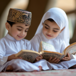 ahmedaltrad_happy_arab_kids_reading_Quraan_--v_6.1_bf7d5928-ec12-444b-b50e-f0e5de63a64b